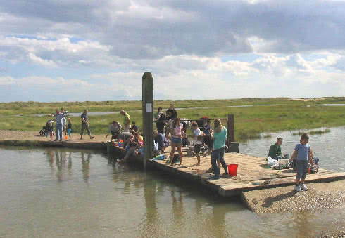 Crabbing in Walberswick