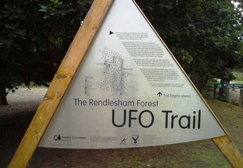 The UFO Walk at Rendlesham Forest